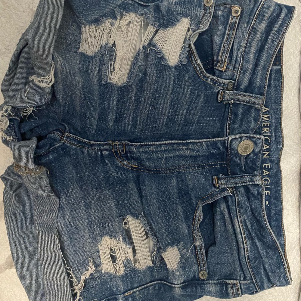 American Eagle Outfitters Blue Denim Shorts
